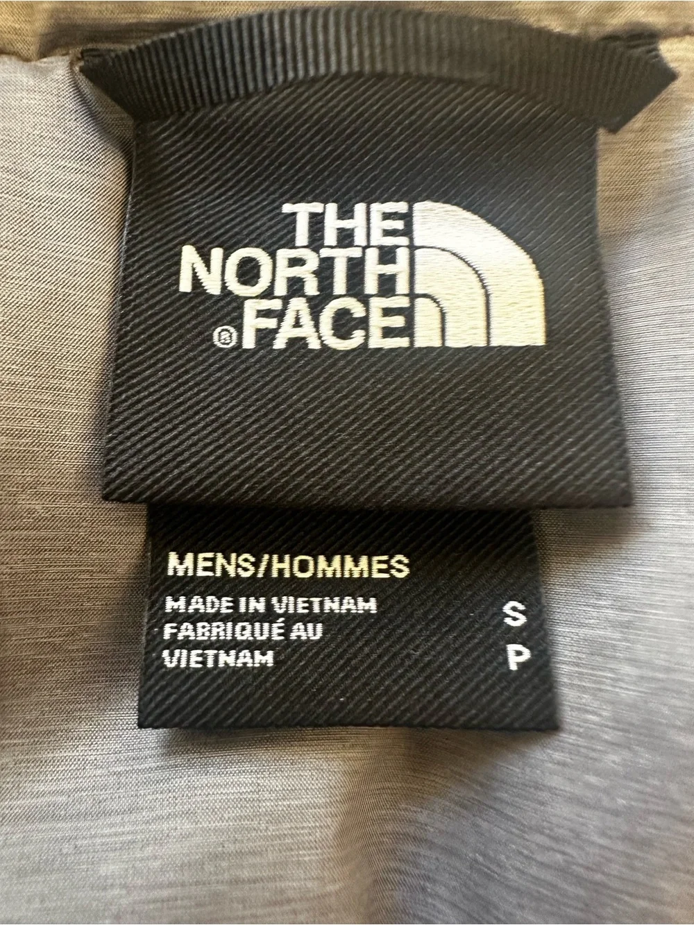 THE NORTH FACE Gray 550 Down Puffer Jacket Men's Small Full Zip Winter Coat NWT
